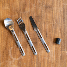 画像をギャラリービューアに読み込む, チタニウムカトラリーセット | esbit(エスビット )